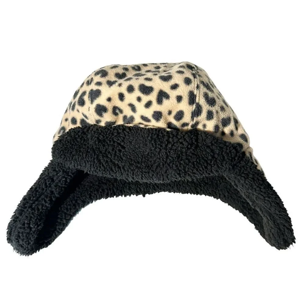 Girl’s Fleece Winter Hat with Earflaps, OS